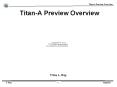 Titan-A Preview Overview PowerPoint PPT Presentation
