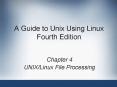 A Guide to Unix Using Linux Fourth Edition PowerPoint PPT Presentation