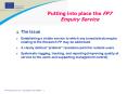 Putting into place the FP7 Enquiry Service PowerPoint PPT Presentation