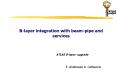 B-layer integration with beam-pipe and services PowerPoint PPT Presentation