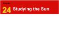 Studying the Sun PowerPoint PPT Presentation