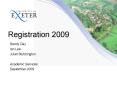 Registration 2009 PowerPoint PPT Presentation