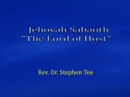 Jehovah Sabaoth