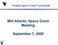 Virginia Space Grant Consortium PowerPoint PPT Presentation