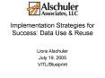 Implementation Strategies for Success: Data Use PowerPoint PPT Presentation