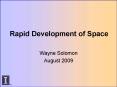Rapid Development of Space PowerPoint PPT Presentation