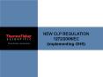 NEW CLP REGULATION 12722008EC implementing GHS PowerPoint PPT Presentation