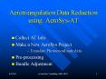 Aerotriangulation Data Reduction using AeroSys-AT PowerPoint PPT Presentation
