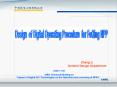 Design of Digital Operating Procedure for FuQing NPP PowerPoint PPT Presentation