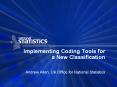 Implementing Coding Tools for a New Classification PowerPoint PPT Presentation