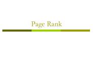 Page Rank