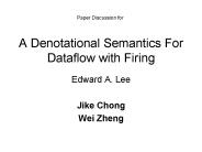 A Denotational Semantics For Dataflow with Firing