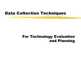 Data Collection Techniques PowerPoint PPT Presentation