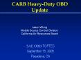 CARB Heavy-Duty OBD Update PowerPoint PPT Presentation