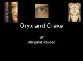 Oryx and Crake PowerPoint PPT Presentation