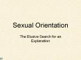 Sexual Orientation PowerPoint PPT Presentation