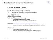 Course number: CS141