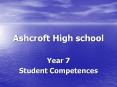 Ashcroft High school PowerPoint PPT Presentation