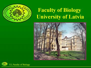 Faculty of Biology