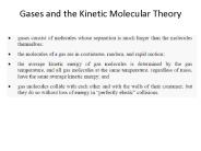Gases and the Kinetic Molecular Theory