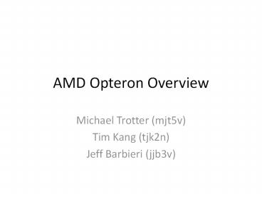 AMD%20Opteron%20Overview