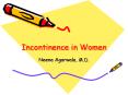 Incontinence in Women PowerPoint PPT Presentation