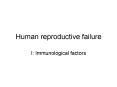 Human reproductive failure PowerPoint PPT Presentation
