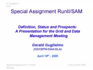 Special Assignment RunII/SAM