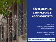 Conducting Compliance Assesments