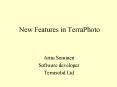 New Features in TerraPhoto PowerPoint PPT Presentation