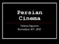 Persian Cinema PowerPoint PPT Presentation