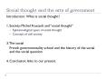 Social thought and the arts of government PowerPoint PPT Presentation