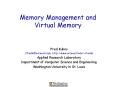 Memory Management and Virtual Memory PowerPoint PPT Presentation