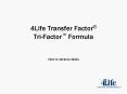 4Life Transfer Factor TriFactor Formula Click to advance slides PowerPoint PPT Presentation