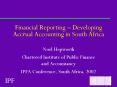 Financial Reporting Developing Accrual Accounting in South Africa PowerPoint PPT Presentation