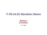 T76'4115 Iteration Demo