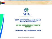 SITA 2003/2004 Annual Report Results Presentation
