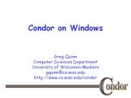 Condor on Windows