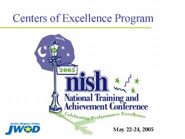 Centers of Excellence Program