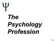 Psychology Careers