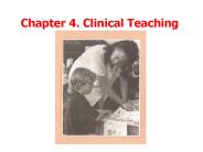 Chapter 4. Clinical Teaching