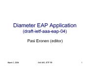 Diameter EAP Application (draft-ietf-aaa-eap-04)
