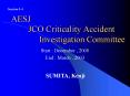 AESJ  JCO Criticality Accident   Investigation Committee PowerPoint PPT Presentation