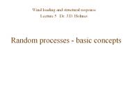 Random processes - basic concepts