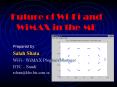 Future of WiFi and WiMAX in the ME PowerPoint PPT Presentation
