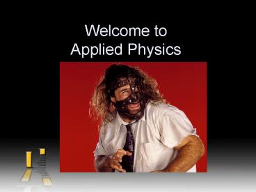 Welcome to Applied Physics