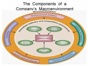 The Components of a Companys Macroenvironment