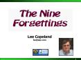 The Nine Forgettings PowerPoint PPT Presentation