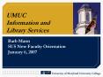 UMUC Information and Library Services PowerPoint PPT Presentation