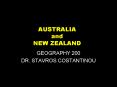AUSTRALIA and NEW ZEALAND PowerPoint PPT Presentation